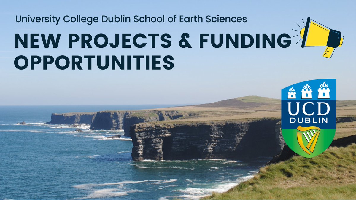 UCD_Earth_Sci's tweet photo. 🥁Looking for a #PhD? We have a number of exciting PhD research and funding opportunities on our website! Check them out 👉https://t.co/vJ3JAC1Zdv
#PhDchat #PhDposition #PhDlife #phdpositions #PhDstudents #geoscience #geology #earthscience #geosciencePhD #PhDgeology #EarthPhD https://t.co/RWEIaPuSRZ