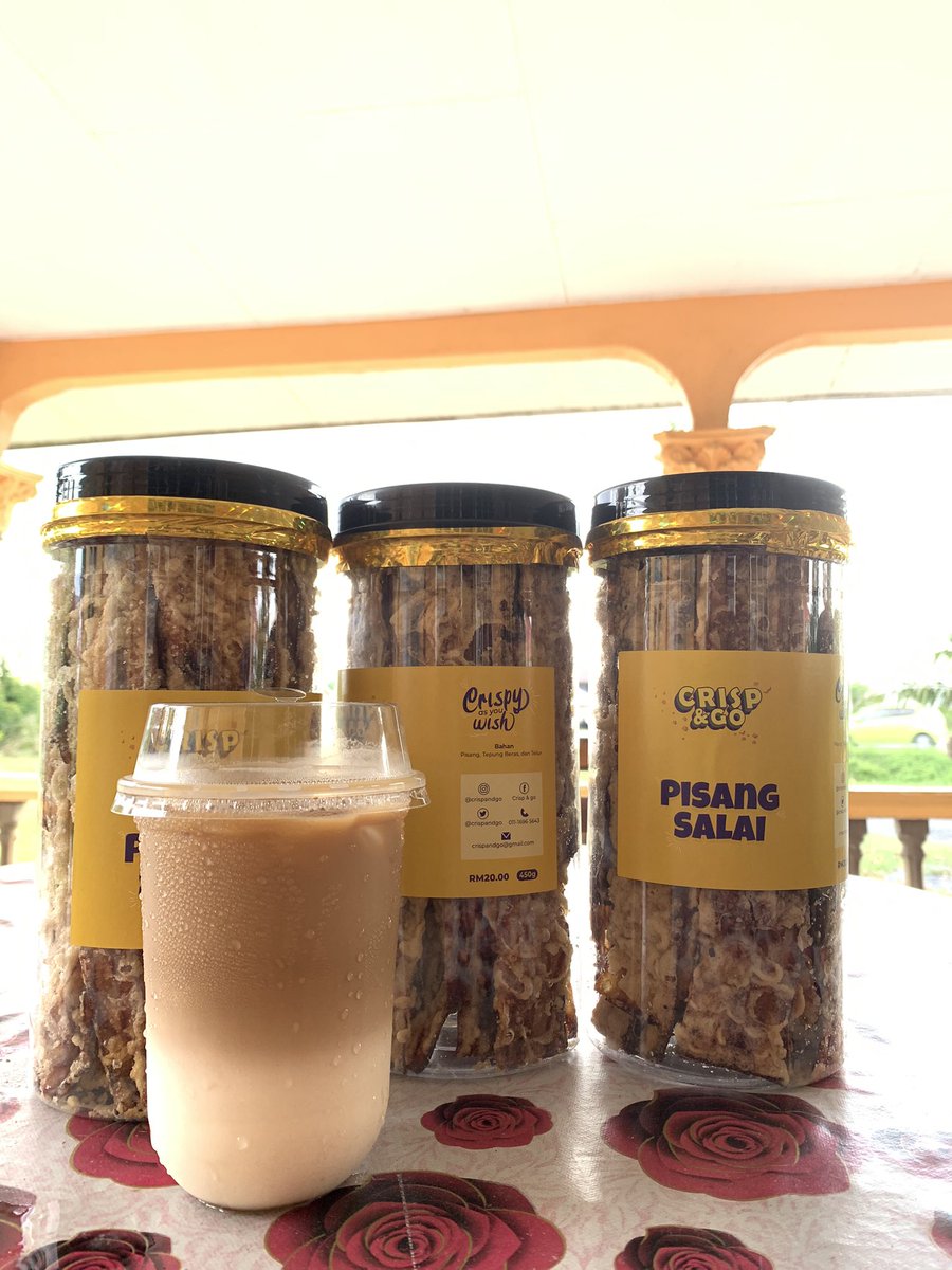 crispandgo's tweet photo. Petang2 ni taktau nak mengunyah apa???
PISANG SALAI by CRISP &amp; GO kan ada sebagai pelengkap
Mesti tak cukop sebalang baq hang
https://t.co/35cJwDkHPo
COD sekitar Alor setar / Jerlun / Jitra
Jauh boleh pos atau boleh tekan link di bio #CRISPnGO #CrispyAsYouWish #CukopKaSebalang https://t.co/AzSlVjqHKw