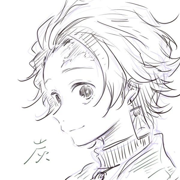 勘と映画熱で初描き
ホビアニ導入のイナズマオタには親しみやすい髪型… 
