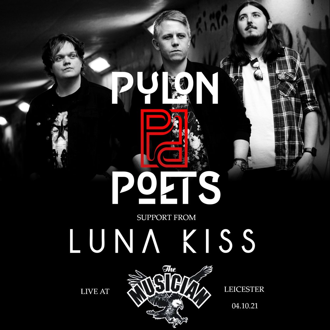 This weekend!

Saturday 2nd Oct: The Bread Shed - Manchester with <a href="/KissKissKillXXK/">KissKissKill - Pop/Punk/Rock from UK</a> &amp; <a href="/velma_band/">Velma</a> 

Tickets: seetickets.com/event/pylon-po…

Sunday 3rd Oct: West Street Live - Sheffield 

Monday 4th Oct: The Musician Pub - Leicester with <a href="/LunaKissBand/">Luna Kiss</a> 

Tickets: ticketweb.uk/event/pylon-po…
