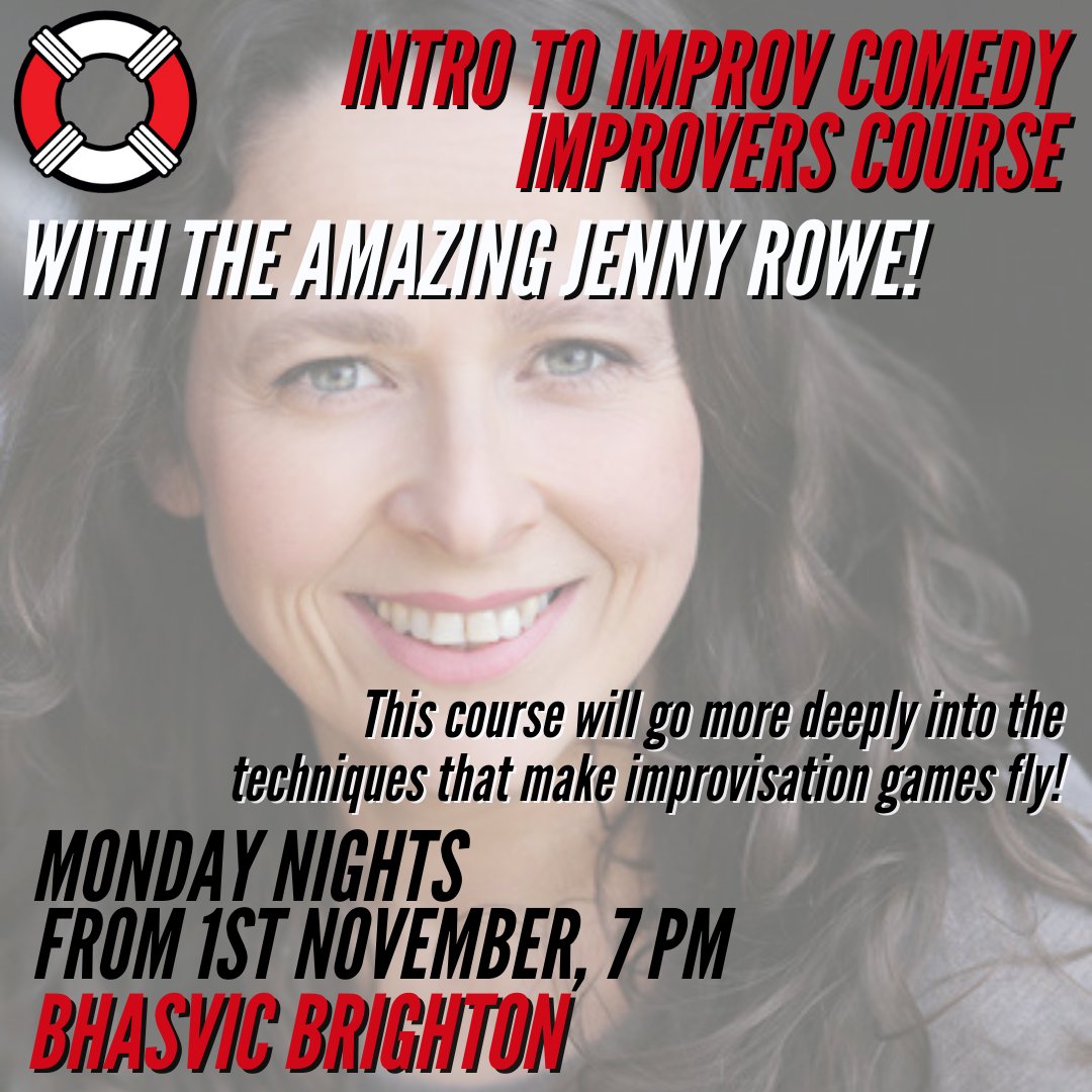 maydaysimprov's tweet image. Book your spot now &amp;amp; come join Jen Rowe in her 'IRL' Improvers Course! 😍

Kicking off 1st November! 😎
buff.ly/3EO4Adw

#RealLife #BrightonImprov #BackToPlay #ImprovInRealLife #RealLifeFunTimes
#NothingStopsTheProv #improv #ImprovComedy #ImprovClasses
