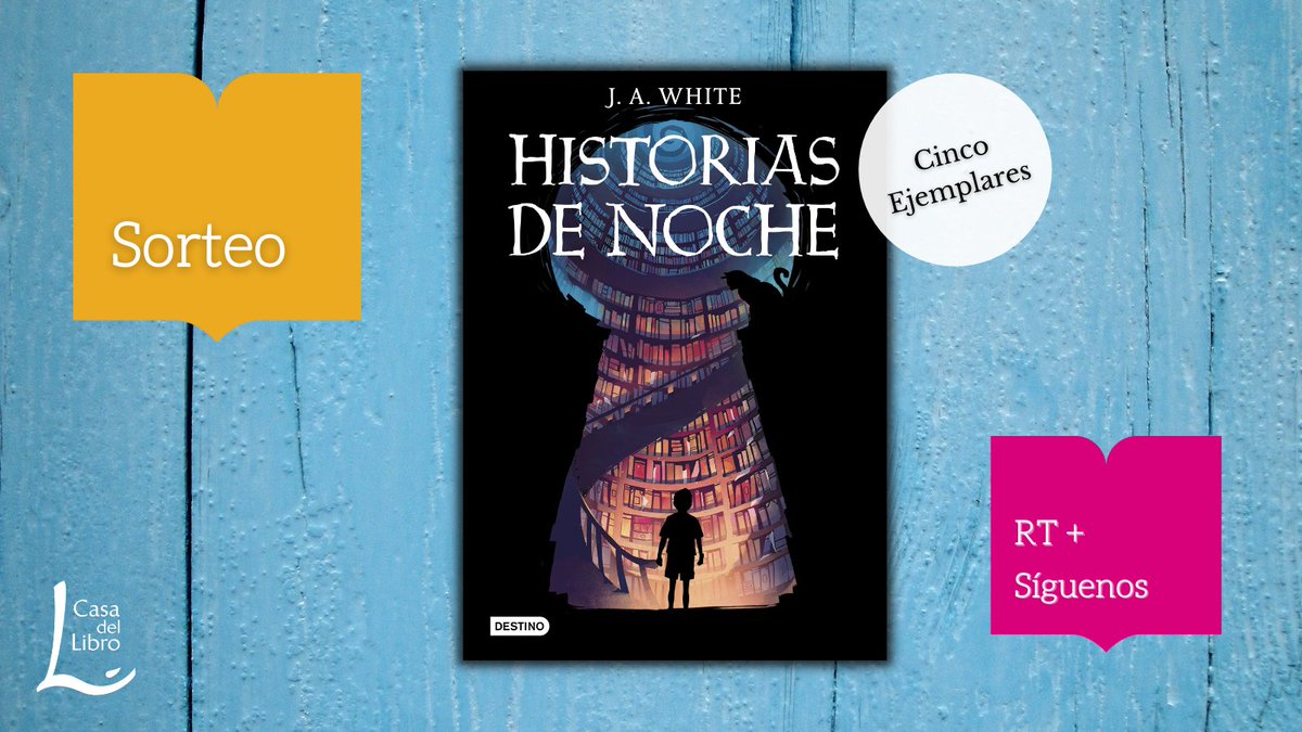 casadellibro's tweet photo. 📚 SORTEO 📚

Déjate atrapar por una fascinante historia llena de historias. Sorteamos 5 ejemplares de 'Historias de noche'. ¡Participa!

1️⃣ Síguenos
2️⃣ RT

BBLL: https://t.co/jwG4LuCkiM
@EdDestino @Planetadelibros https://t.co/BqM6Tv32v7