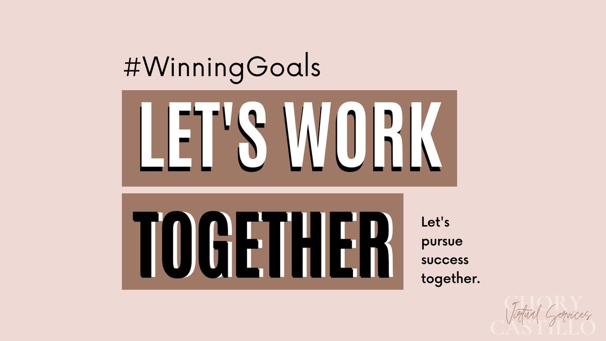 CastilloChory's tweet image. Let's pursue success together. #cheapandqualityservice #hirevirtualassistant #lessenyourwork