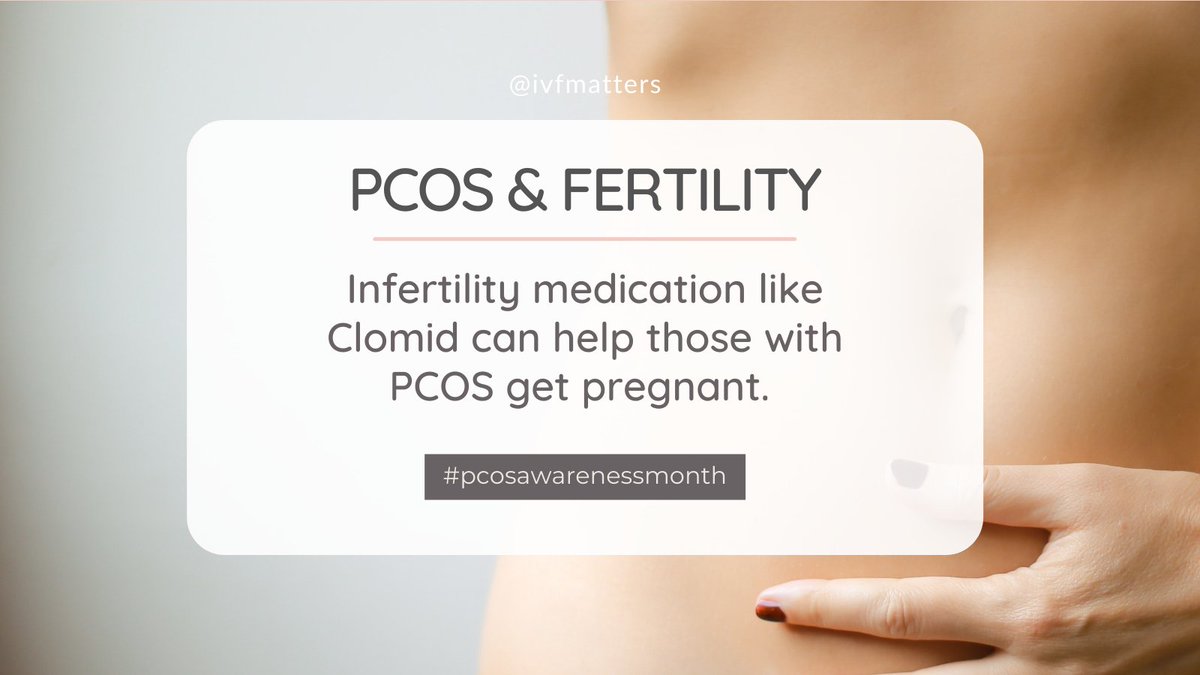 IVF_Matters's tweet photo. Infertility Medications like Clomid, can help those with PCOS to achieve a pregnancy. What has your doctor prescribed you and have they helped? #pcosmedication #pcosdrugs #pcoscommunity #pcoswarrior #pcosfertility #pcostreatment https://t.co/5eQQjr3jJM