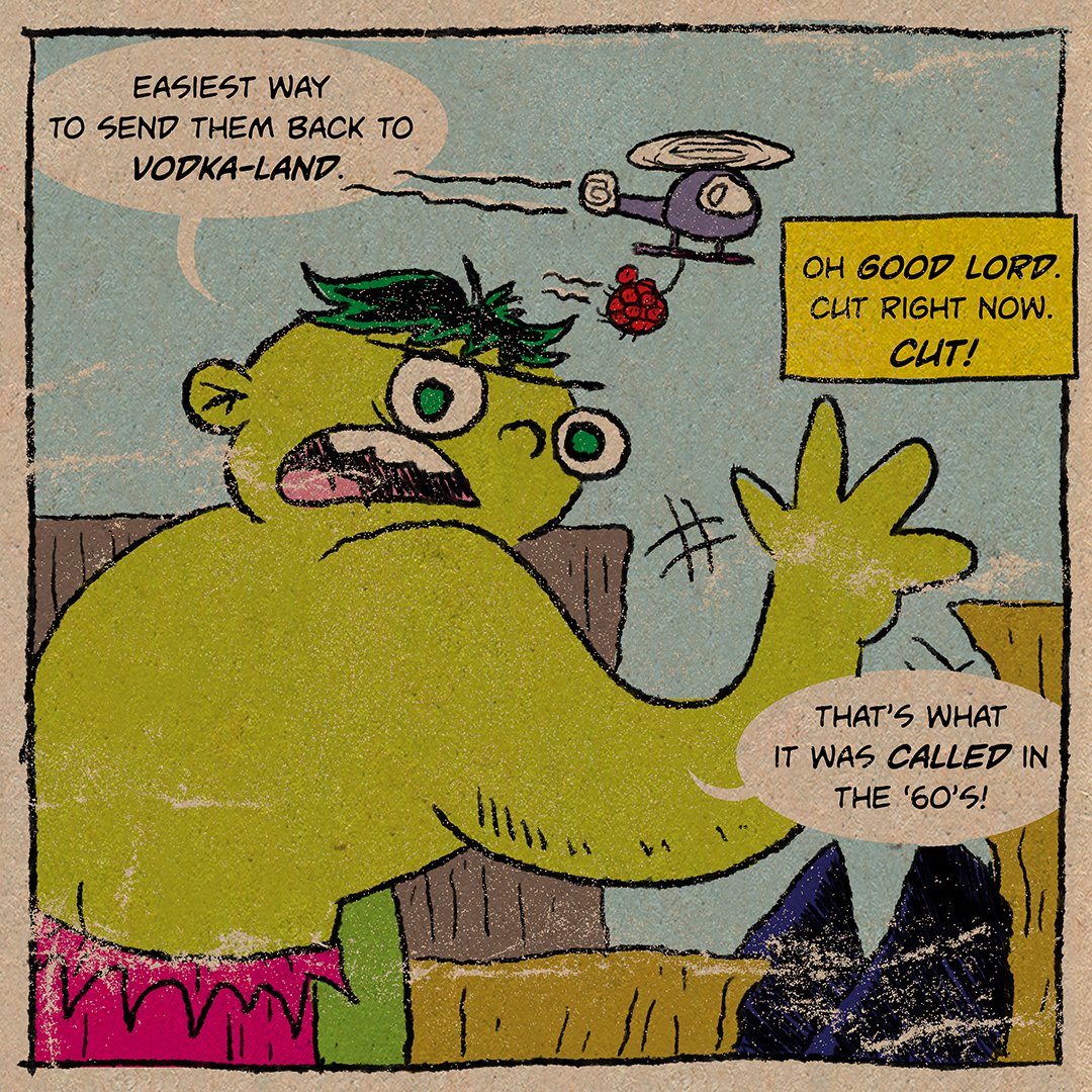 mikeyscottp's tweet photo. September 1962! Hulk #4! And we are done with September. Finally! Just one more strip this week and then I am ..redesigning this a little. No more 6 strips per comic. It was originally meant to just be a few panels per issue goshdarnnit! Its got away from me... https://t.co/tyQegG2n0T