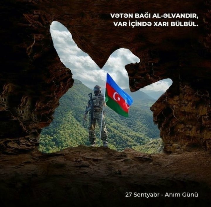 MerdekanMS's tweet photo. Ermənistanın Azərbaycana qarşı 2020-ci il sentyabrın 27-dən başlayan növbəti hərbi təcavüzünə cavab olaraq, Azərbaycan xalqı işğal altındakı torpaqların azad edilməsi məqsədilə Azərbaycan Respublikasının Prezidenti İlham Əliyevin rəhbərliyi ilə Vətən müharibəsinə başlayıb. https://t.co/1Aejf17tFo