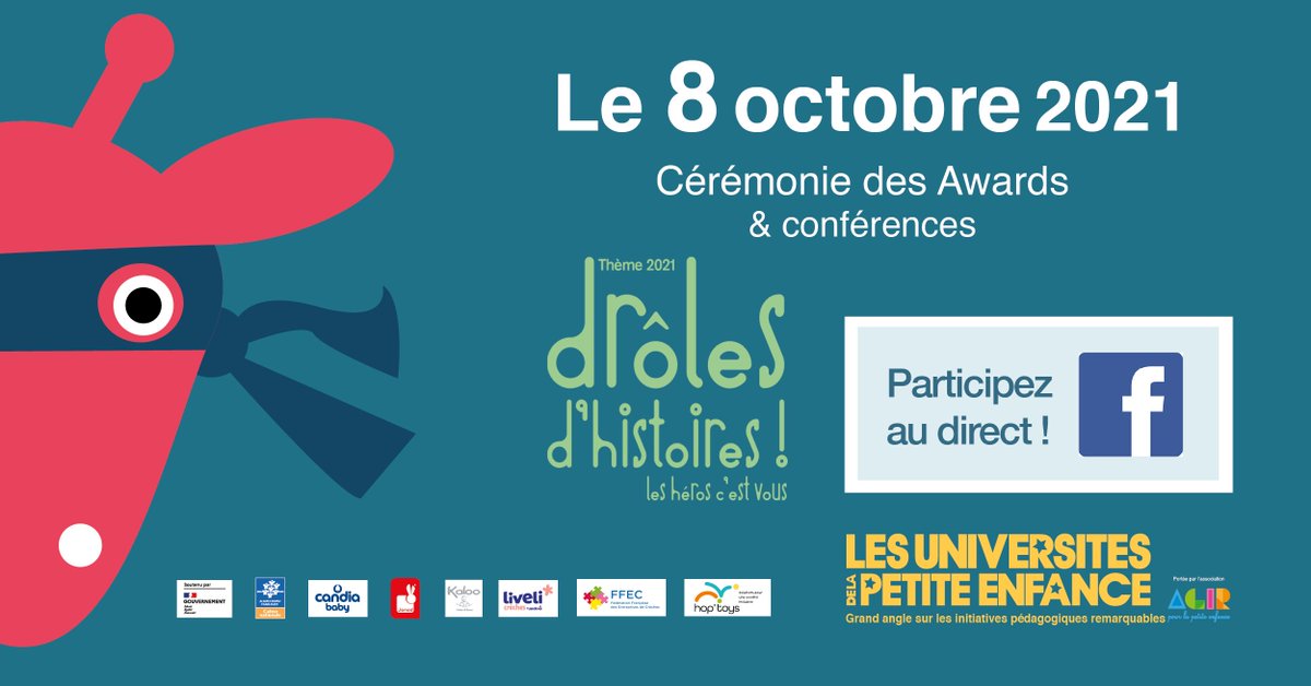 📆Rejoignez l'événement pour être notifié.e du lancement de la Cérémonie de remise des trophées des #GirafesAwards et suivre en direct cette journée dédiée aux initiatives pédagogiques remarquables.
👉Possibilité de s'inscrire pour le jour J à Paris.
fb.me/e/dbixkHEL2