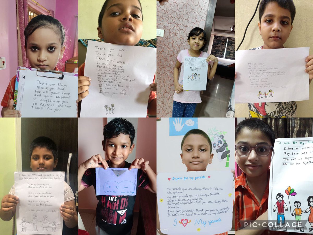 SAI_Edu_In's tweet photo. SAI Samskara - Love your parents
“Parental love is the only love that is truly selfless, unconditional and forgiving”. - T.P CHIA
The students of Class II had SAI Samskara class, shared on the love they have for their parents.
#SAISamskara
#loveforparents
#engagingactivity https://t.co/XjOADySt6E