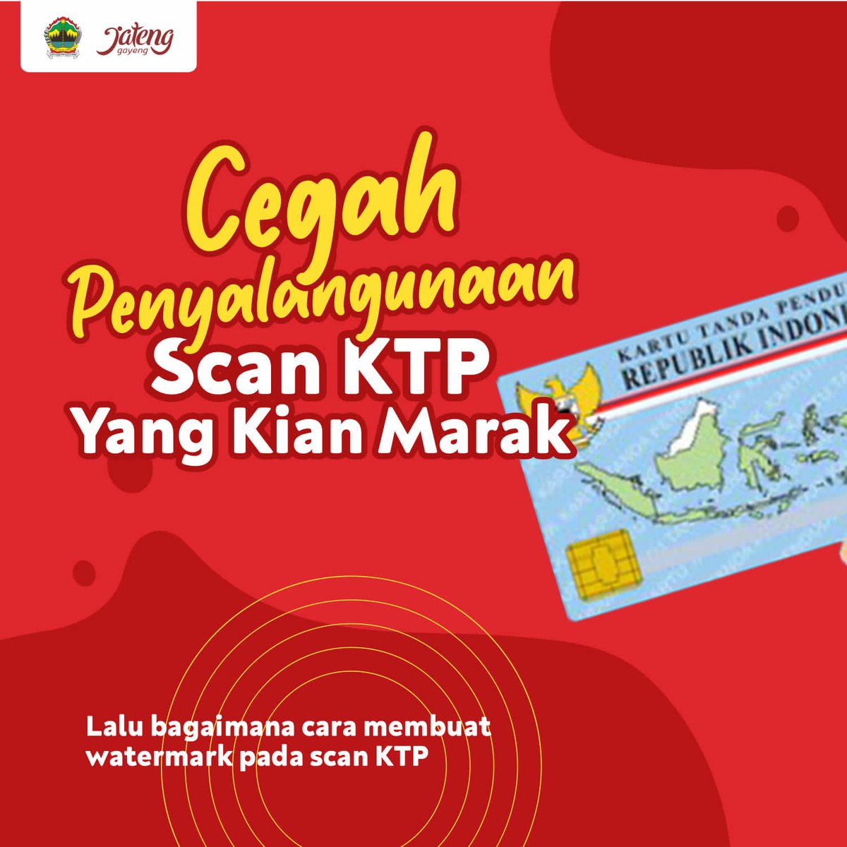 komdigi_jateng's tweet photo. Penyalahgunaan scan KTP saat ini kian marak, kita sebagai pemilik identitas harus tetap waspada dan hati-hati ya, 

Salah satu caranya adalah dengan membubuhkan watermark pada scan KTP. 
Nah berikut ini adalah cara menambahkan watermark pada scan KTP kita, semoga bermanfaat ya 😉 https://t.co/9W9AA26STy