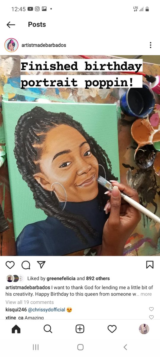 MadeBarbados's tweet photo. I love my job 😊🎨 https://t.co/LH4FDIx83C