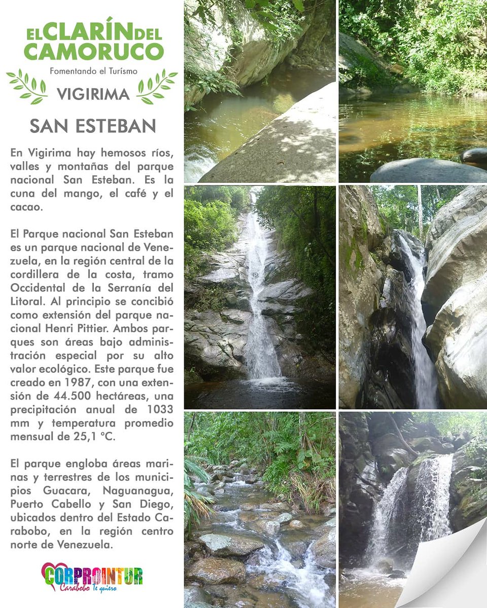 corprointur10's tweet photo. El Clarín del Camoruco
Nuestra #Edicion1 celebramos el Día Mundial del Turismo donde reseñamos en el Municipio Guacara a #Vigirima
.
.
@rafaellacava10
@StranieriStefan
@luchaalmada
@Alipadron6
@MinturVen
@inaturvzla
.
#venacarabobo
#vigirima
#turismo https://t.co/ezbTi30P8i