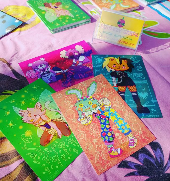 GrapeSqueezy's tweet photo. had a great time this weekend at @CrossComixRdam ! can't wait for next year! 💖

like what you see? DM for commission rates!

#illustration #illustrationartists #artistsontwitter #DigitalArtist #digitalart #characterart https://t.co/PGF0bn9WSy