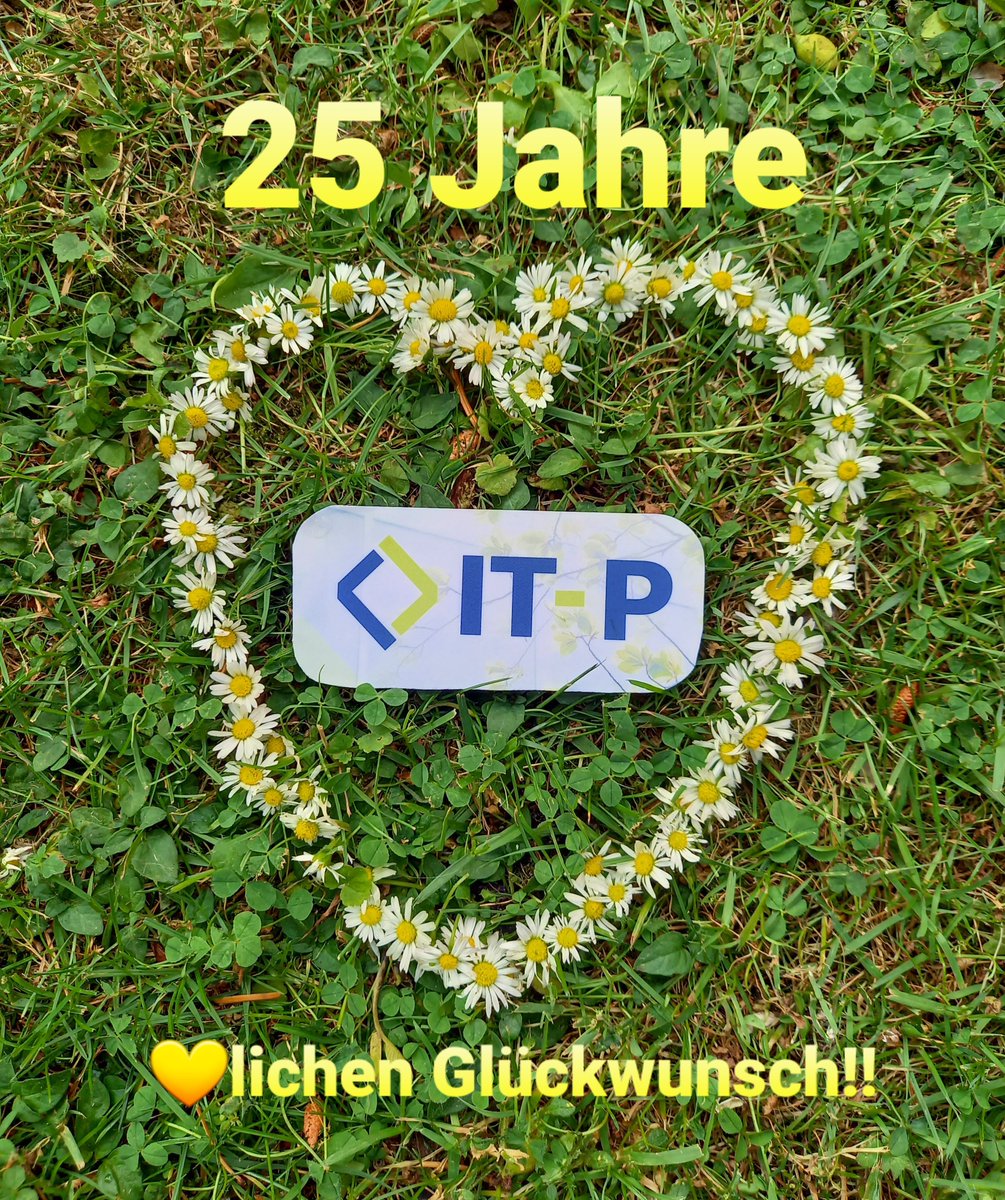 ITPGmbH's tweet image. Noch 4 Tage bis zum Jubiläum! Herzlichen Glückwunsch ♥ IT-P ♥! #25jahreitp #ProzessDigitalisierung #ProzessAutomation #DigitalInsights