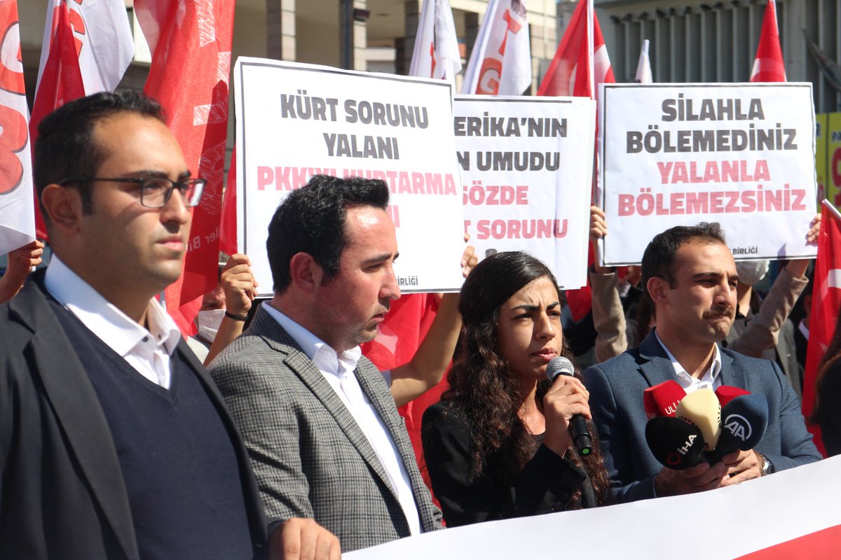 Ey Sn. Kılıçdaroğlu, ey Sn. Akşener, “ABD’nin Ankara’daki adamı” Sn. Davutoğlu, “IMF’nin beyaz atlı prensi” Sn. Babacan, sizlere sesleniyoruz: 
Türkiye’de Kürt sorunu yoktur.

“Kürt sorunu” lafları bugün Türkümüzü ve Kürdümüzü birbirine kırdırmak içindir. Emperyalist dayatmadır.