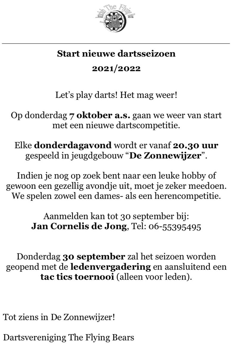 FlyingBears Darts (@flyingbearsdart) on Twitter photo 