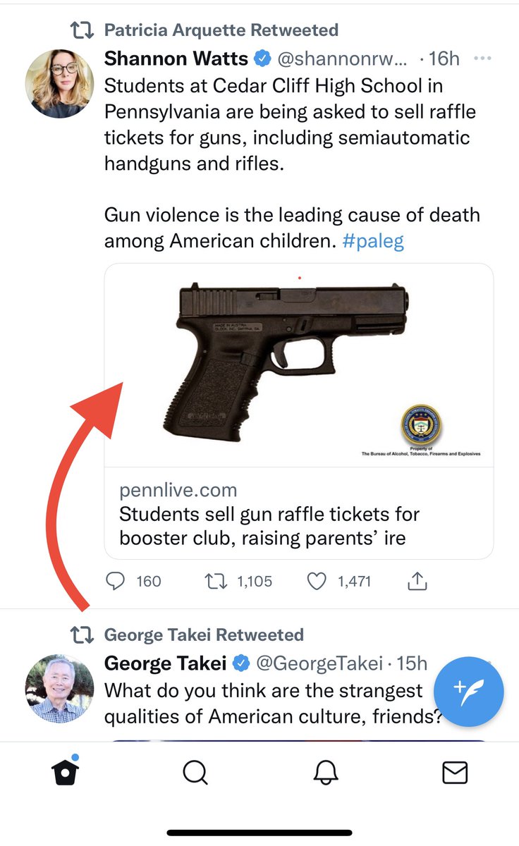 theOtherJer's tweet photo. @GeorgeTakei This ironic Tweet just above yours in my Twitter feed... https://t.co/vEV6Jg9b6o