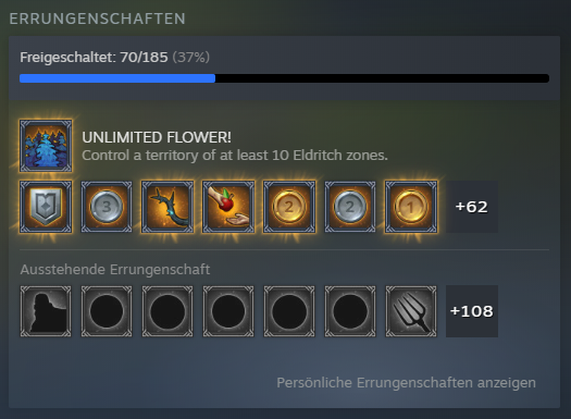BrokkoIi_'s tweet photo. UNLIMITED FLOWER! 🌻

Look at all these shiny #Northgard @shirogames Achievments.
Way to go until 100%, but I am coming! 💚🥦

#gaming #gamesconnect #twitch https://t.co/Mogd2XLgWN