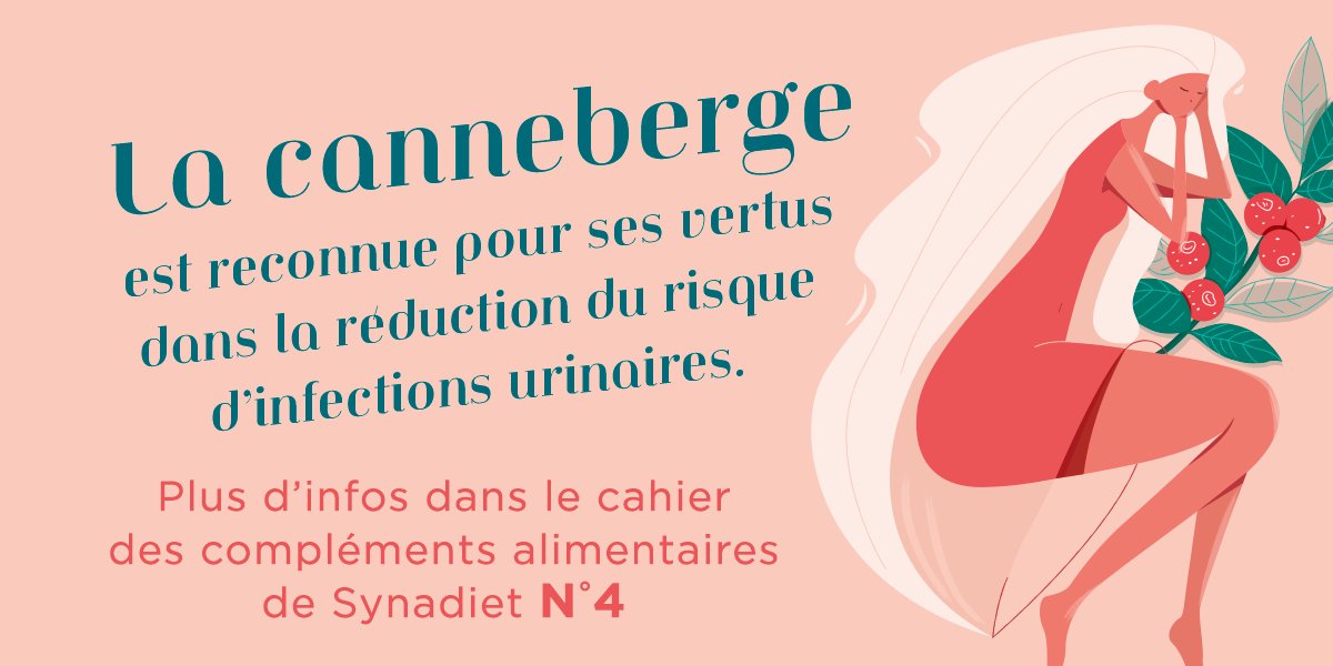 [Communiqué de presse]📢
Synadiet publie son quatrième cahier des #complémentsalimentaires sur les bienfaits de la #canneberge et le bien-être #urinaire.
Retrouvez notre communiqué de presse sur notre site internet : lnkd.in/gf-kAnEd

#préventionsanté #santéféminine