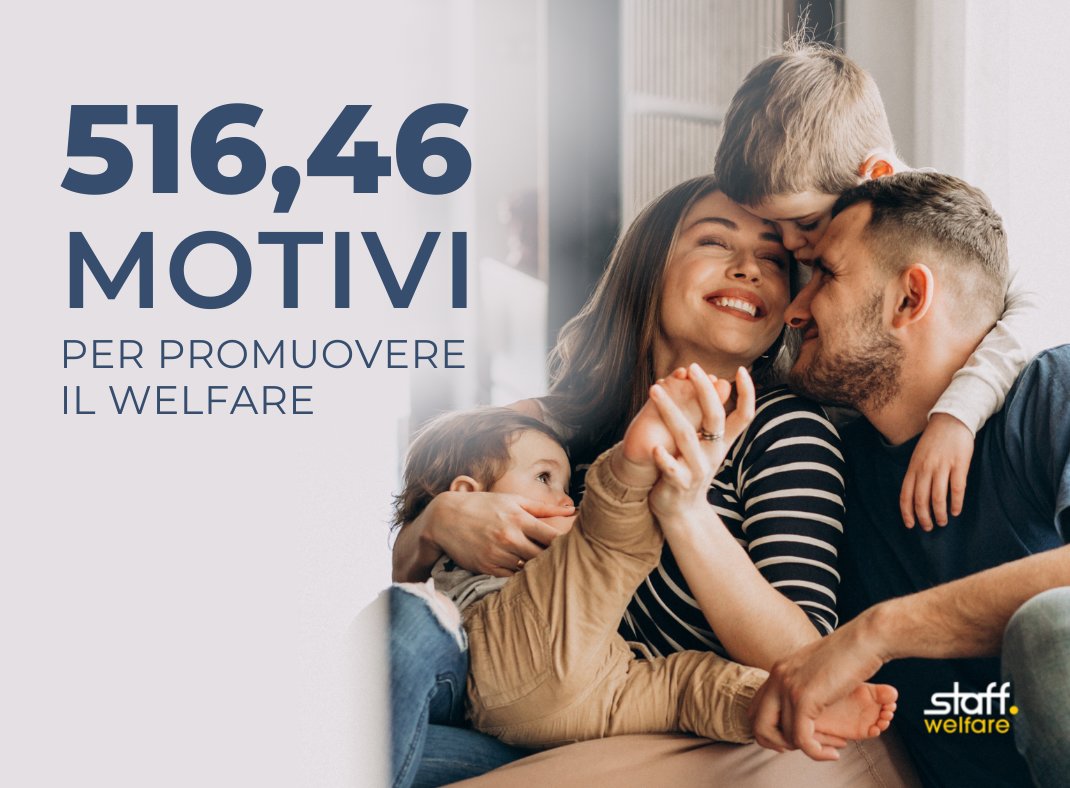 FRINGE BENEFIT RADDOPPIATO A €516,46 PER TUTTO IL 2021. 📞Per maggiori informazioni contattaci al tel. 0376-1620182
#WELFARE #STAFFWELFARE #BENEFITS #FRINGE