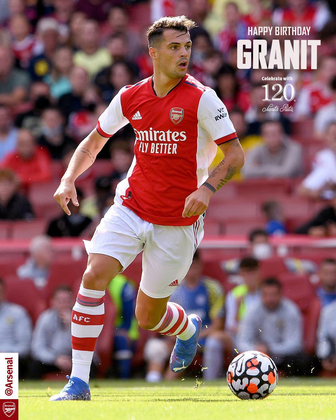 Happy Birthday Granit Xhaka  