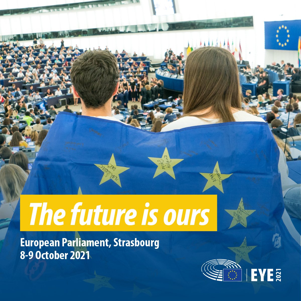 juventudcant30's tweet photo. ¡Quedan pocos días! 

Dos voluntarios de la iniciativa irán a Estrasburgo para participar en el Evento Europeo de la Juventud #EYE21 de la mano de @talentofuturo_. 

Muy ilusionados con nuestra asistencia, nos vemos pronto 🇪🇺💪 https://t.co/DZpiEZABGf