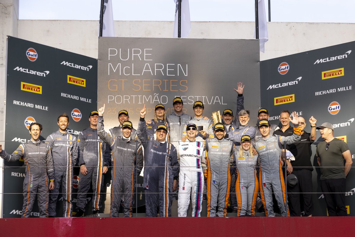 Had a brilliant weekend at the Pure McLaren GT Series event in Portimao, including achieving a P1 result with Alain Valente 🙌🏁  Such a fantastic event to be a part of - thank you to all involved! 

#PureMcLarenGTSeries #McLarenCustomerRacing #McLaren #Portimao #ONMT #MDJS