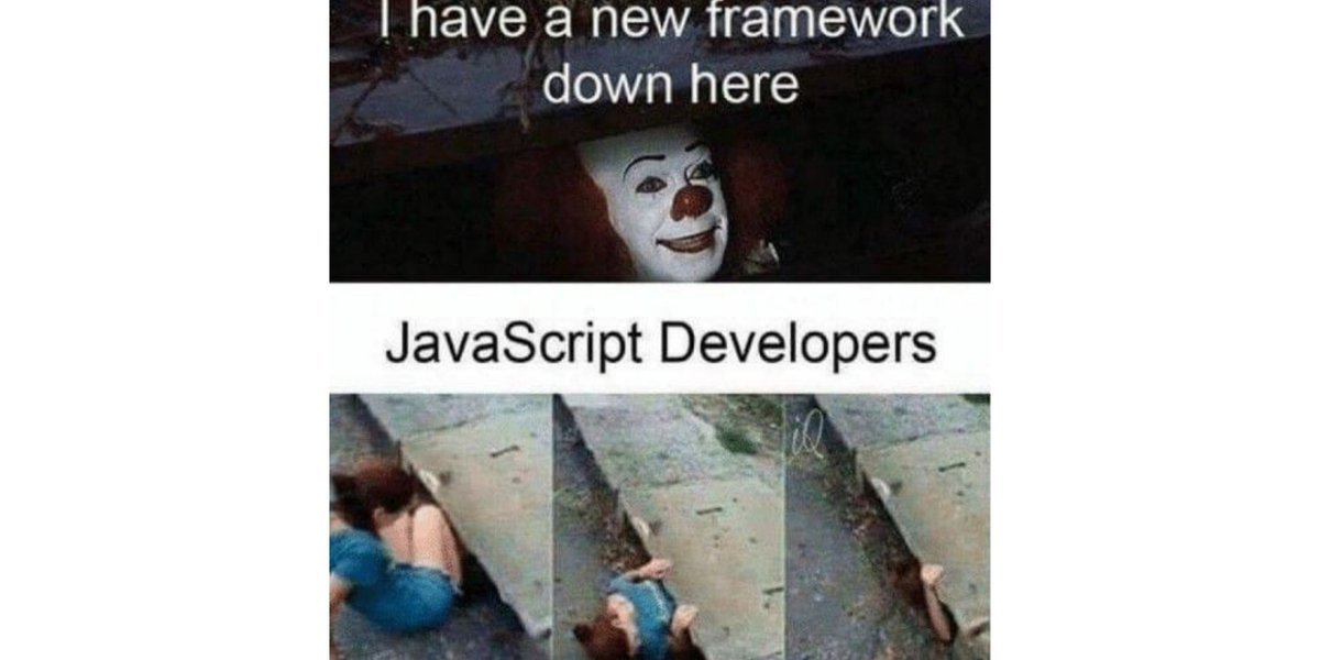 Sencha's tweet image. Why there are so many JavaScript Frameworks.. 😵
#fun #codingbugs #developermemes #programming #funny #humor #code #programmingmemes😂 #techhumor
#funnymemes #codingmemes #Javascript #JS