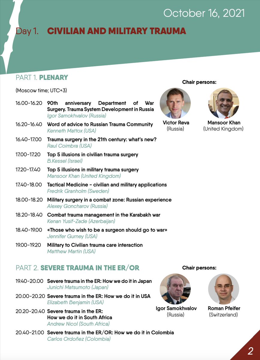 pro3ektor's tweet photo. 3 days to go until the end of early bird registration at the #SMART #trauma virtual conference - two days of fantastic talks and discussions on civilian and military trauma! Meet the experts from around the world!
https://t.co/bAK61tG6Fh https://t.co/pGQPLUj7wo