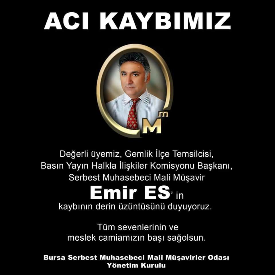Serkan__Atasoy's tweet photo. #Bursa Odamızin Y.K. Uyesi, Mesleki konulara sorumluluk bilinciyle yaklasmıs ve Mucadelenin icerisinde yer almaktan cekinmemis degerli bir meslek ustadi #EmirEs'i kaybettik.
Kederli Ailesine, Bursa Odamiza ve uyelerine Bassagligi diliyoruz.
Ruhu Sad,Mekani Cennet Olsun.
@BSMMMO https://t.co/65fIfMe8EO