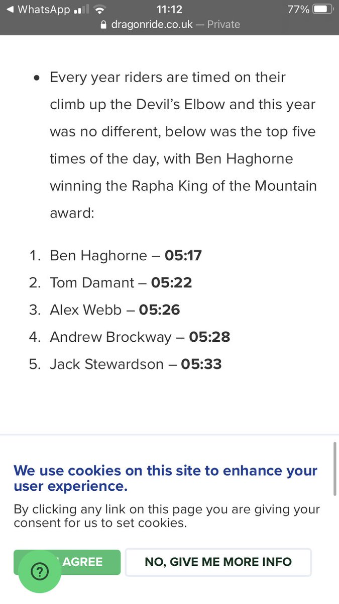 n1ck_alexander's tweet photo. @DragonRideWales massive congrats to Ben, but why is there no queen of the mountains prize @rapha that’s not great really. Especially in the wake of #raphawomens100 https://t.co/NAhkUHAwGT