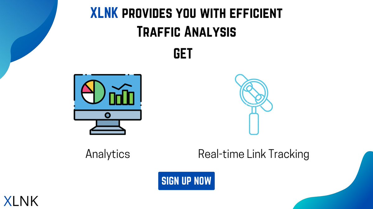 xlnkit's tweet photo. XLNK provides efficient Traffic Analysis.
Get Analytics and Real-time Tracking on all the shortened links.
Sign Up Now! https://t.co/rDshYYpTZ0
XLNK, Free and Fast Link Shortener.
#urlshortener #Analytics #realtimetracking #marketing #digitalmarketing https://t.co/3hB4lYI8os