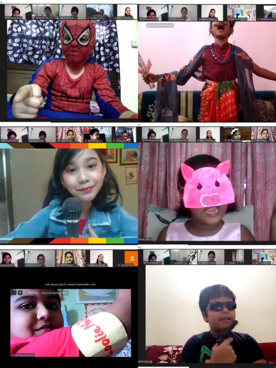 SAI_Edu_In's tweet photo. To watch them portray characters that are different from their natural self was truly amazing. They look forward to their next class.
#DialogueDelivery
#Monologue
#Costumes
#ActingIsFun https://t.co/FDJHvuCSTT