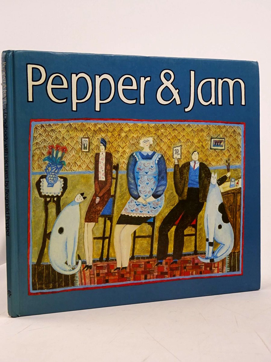 stellarosebooks's tweet photo. PEPPER &amp; JAM
by Longbody Illus by Reginald Pepper.Published by Jonathan Cape.1st. 1984. colour illustrations to each page featuring white and black cats, text of story below.
https://t.co/MlcKMBouJq https://t.co/gA5JXNRVrY
