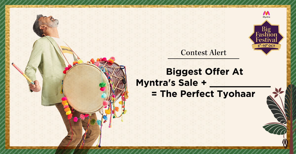 Pair it up with something quirky &amp; fun to WIN! A Myntra Gift Voucher worth Rs. 10K is up for grabs. 1 winner only.
#AWeekToMyntraBFF #MyntraBFFWishlistReady  
+ follow <a href="/myntra/">Myntra</a> to qualify. 
#ContestAlertIndia #Contest