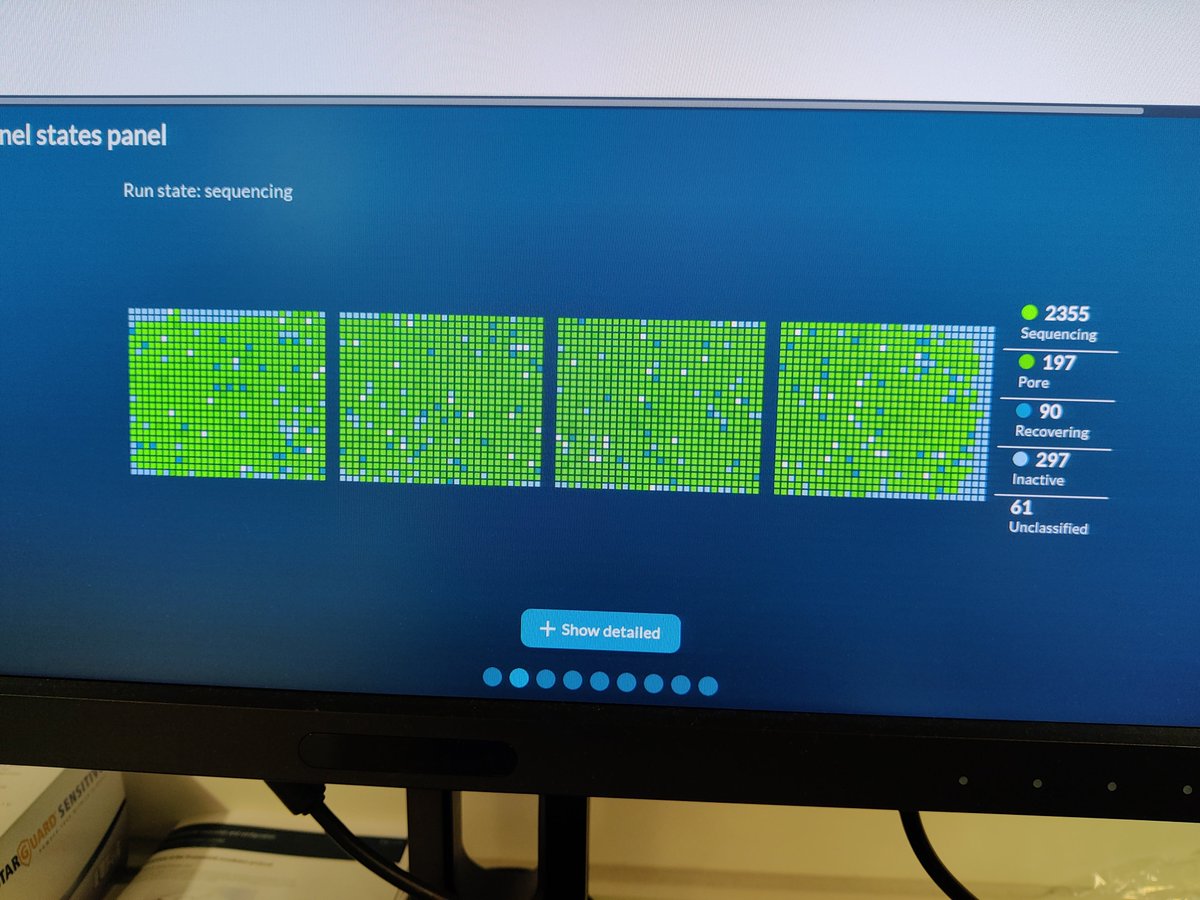 kirk3gaard's tweet photo. The performance of the LSK110 kit+R9.4.1 combination is just amazing. Looking forward to see @nanopore LSK112 take R9.4.1 beyond Q20 single molecule single strand 🎉 https://t.co/KhScDJGBFp
