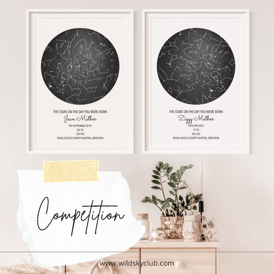 WildSkyClub1's tweet photo. To celebrate launching our new website, we are giving you the chance to win;

•Your own custom star map
•£20 Love2shop voucher 

All you need to do is;

•Follow us
•Retweet our pinned post

#Competition #Win #Giveaway #Freebies https://t.co/3CQfCBPBl2
