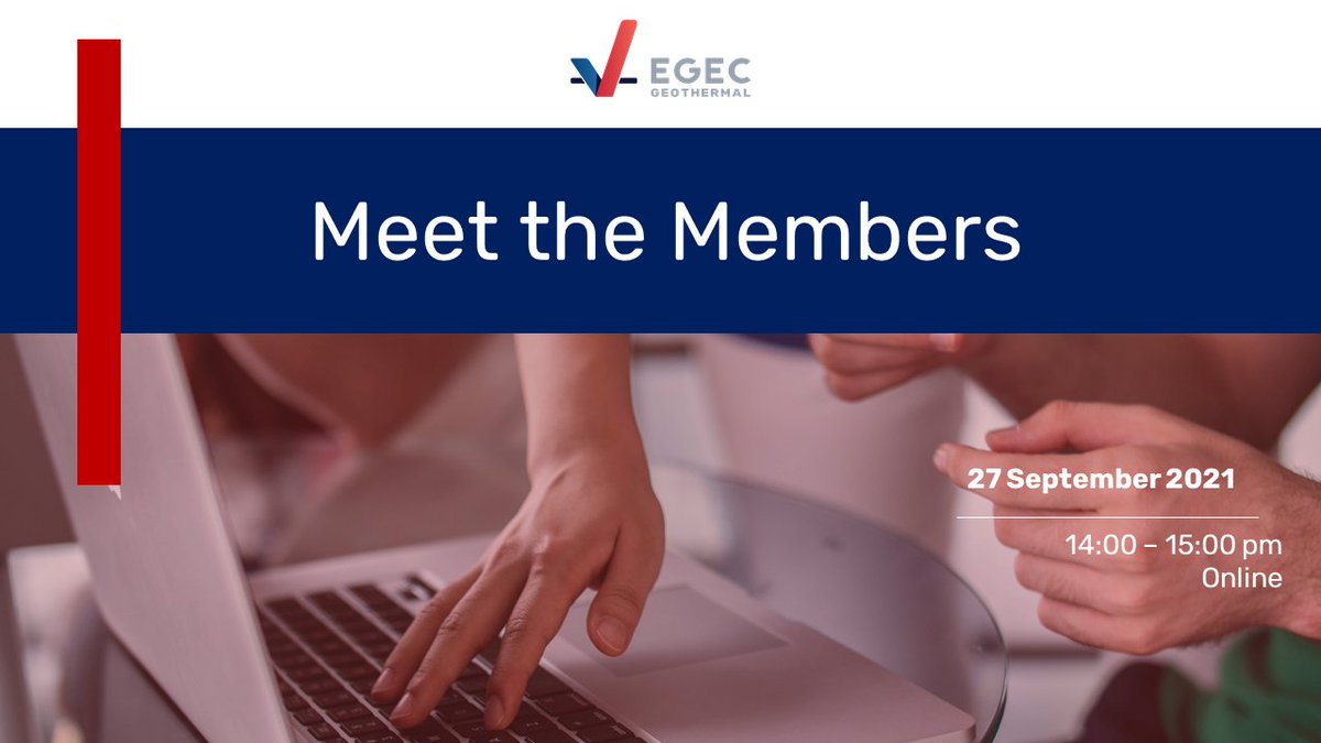 📢Last chance to register: 

Follow today our second round of EGEC Meet the Members event!

Expand your network in the #geothermal sector

🚩Today at 14:00 pm egec.org/events/meet-th…