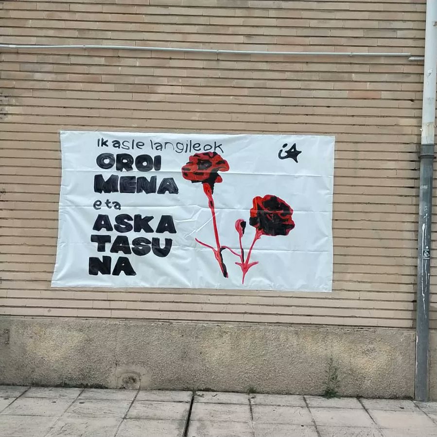 Ikasle langileok oroimena eta askatasuna! ✊🌹