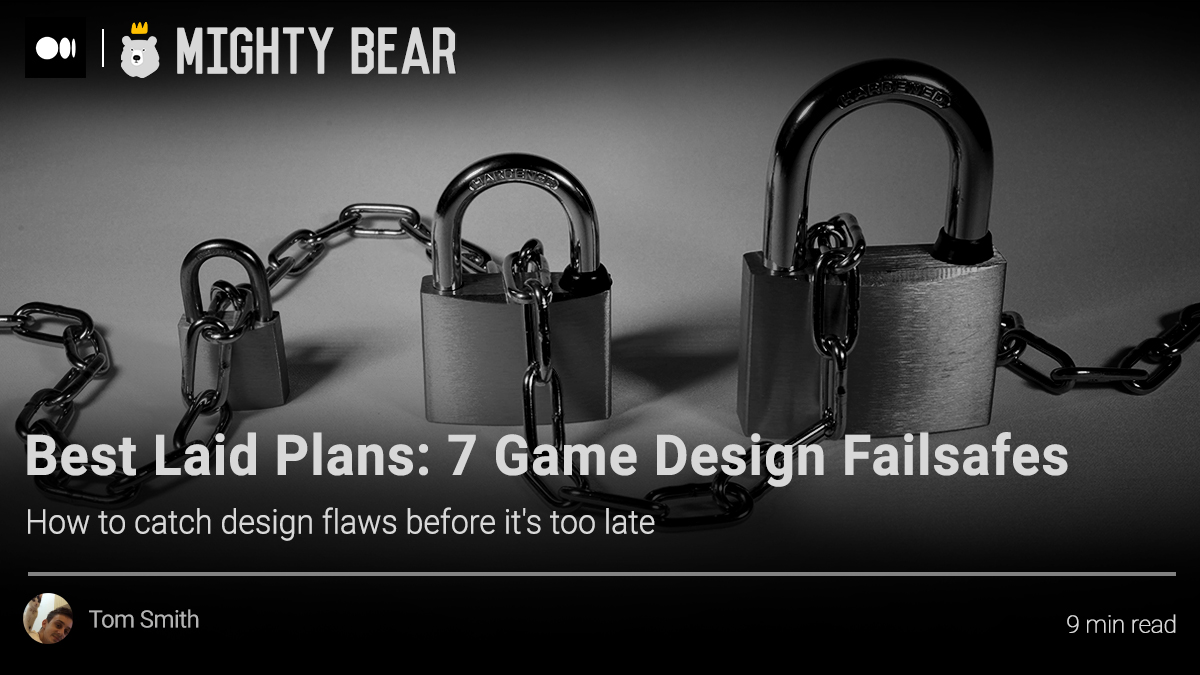 wearemightyai's tweet photo. Hitting "autopilot" in your design work can mean overlooking key development issues.
This week, our Senior Designer Tom is back with 7 active steps to keep things tight across your project:Β https://t.co/jtSCsKD5TX
#gamedesign #workflow #process #gamedev #mightybear #medium https://t.co/b6wFnGiDNl