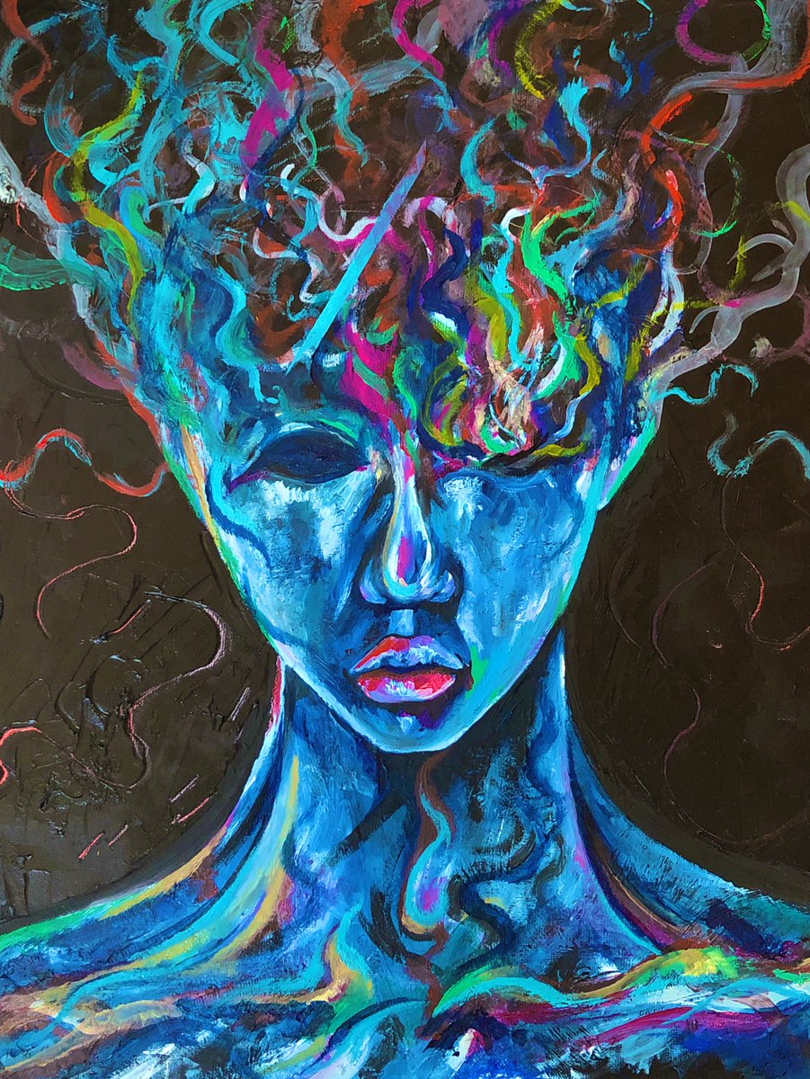 不可視の 油絵 油絵 イラスト 絵描きさんと繋がりたい けんしん 10月色々成長させるのイラスト