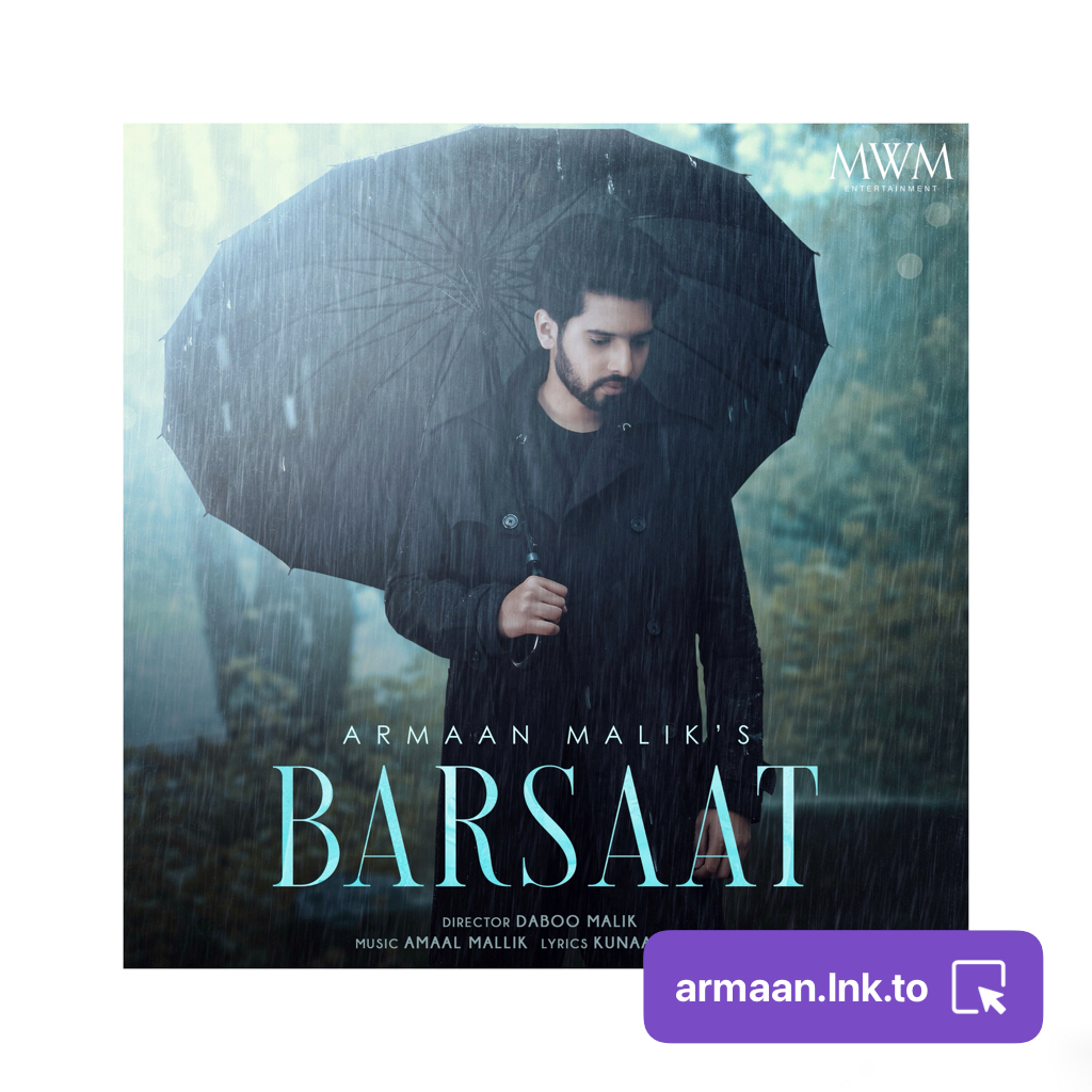 ArmaanMalik22's tweet photo. You can now stream/download my latest single #Barsaat on all your favourite streaming platforms! ☂🌧 

@AmaalMallik @DabooMalik @KunaalVermaa77 #MedhaRana @TheMWMOfficial