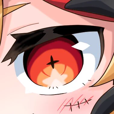 #このタグを見た人は自分の絵柄の目部分を見せる丸っぽい目が好きです 