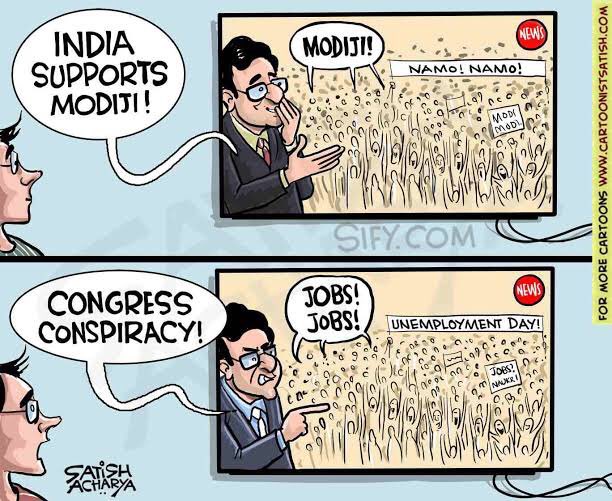 AgnideepBiswas's tweet photo. #railway_groupd_examdate
#railway_groupd_examdate 
#railway_groupd_examdate 
This is a reality (Godi Media be like)
No words for Unemployment in india .🙇‍♂️ 
Their Topic :
1)Hindu-Muslim
2)Hindusthan-Pakisthan
3)Mandir Masjid
4)Modi-Mamata https://t.co/wxCE23pJoL