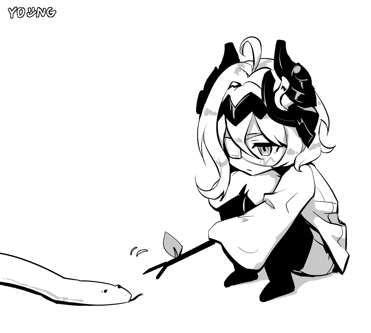 崩壊3-メビウス #崩坏3rd #崩坏3 #メビウス #蛇 #女の子 #梅比乌斯 https://t.co/5M0qm7ajXq 