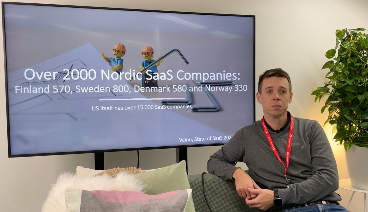 LassiFI's tweet photo. Suomessa lähes 600 ja pohjoismaissa 2000 saas-firmaa. Videolta lisää marraskuussa ja kiireisimmille statsit https://t.co/oKvakJtUAd #subscriptioneconomy #verkkoopetus #videointi #setup #mooc #verkkokurssi @laureauas #laureadigital #survey https://t.co/dcNTQmowBv