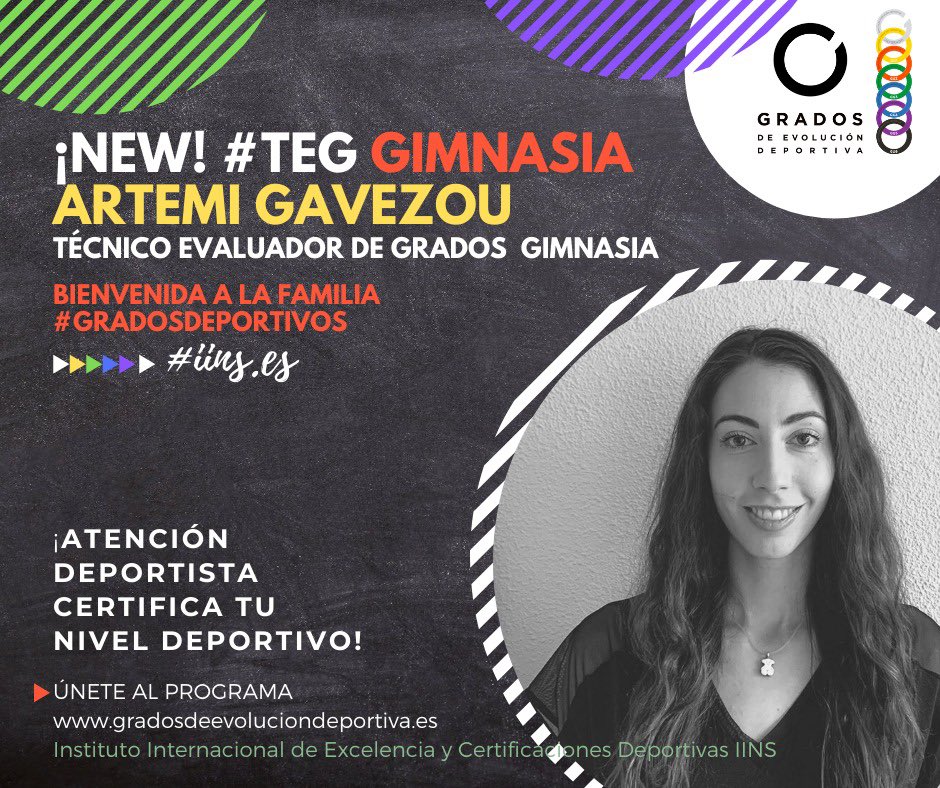 _Grados_'s tweet image. #gradosgimnasia | 🆕 TEG GIMNASIA

🔝Desde Grados de Evolucion Deportiva nos complace dar la bienvenida como #TEG | Técnico Evaluador de Grados a Artemi Gavezou-Castro 🏆Medallista Olímpica

📌Acude a un 🔛Club adherido al programa #SelloCalidadDeportiva®️y Certifica tu nivel!!