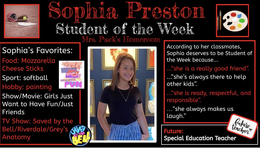 MaryAnneVPack's tweet photo. Sophia is this week’s student of the week! ❤️ @All_in_LC @edix4407 @CourtSKingsmore @east_louisa https://t.co/xHe7ClZyKJ