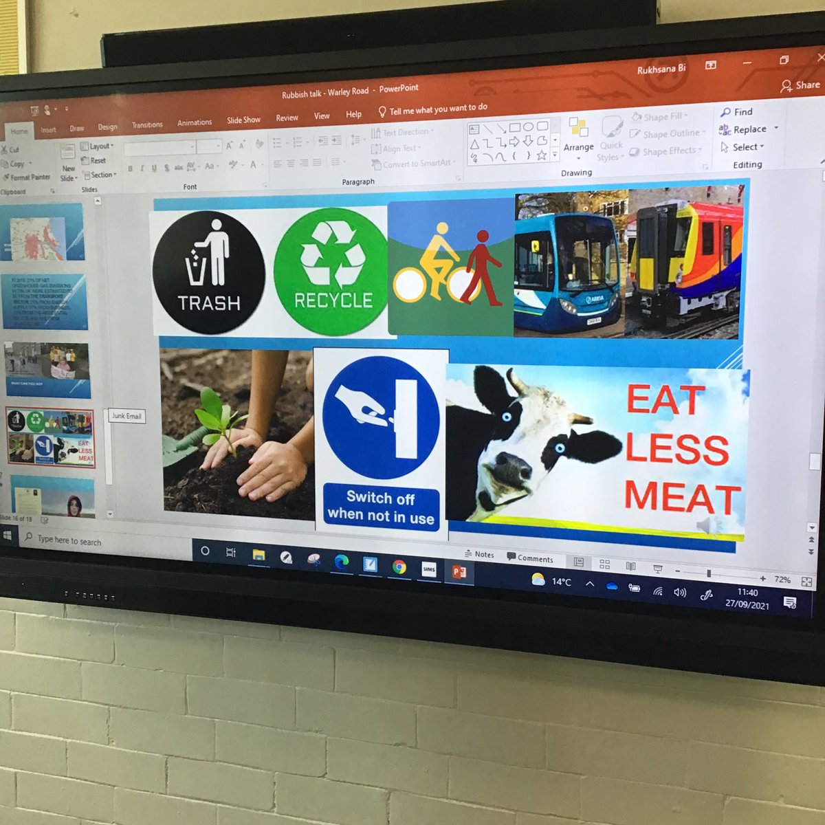 WarleyRoadPri's tweet photo. Year 6 citizenship session 3: Keeping the environment clean with Sam.
#GretaThunberg
#GlobalWarming
#RecycleWeek2021
#PlantATree https://t.co/dphoHhAQQC