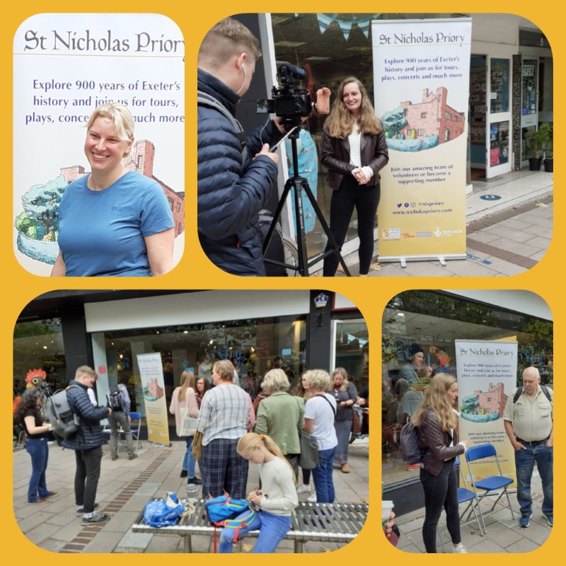 tweetinexeter's tweet photo. RT: @CoopStThomas
Great event @Agile_Rabbit @MaketankExeter presenting the "Hidden Exeter" walking app! Jess and I just sent off a group of people to trial our trail @FJNevola
@artsandculturex
@Exeter_Hour
#allswell 
@exetercommunity https://t.co/qD4x80AO49