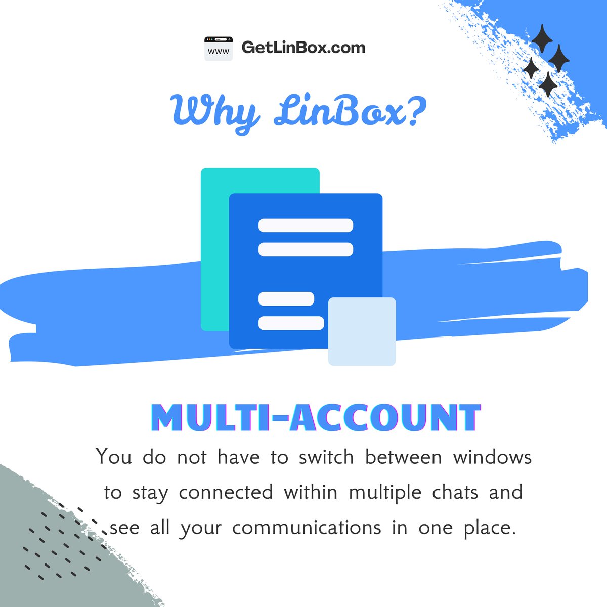 GetLinBox's tweet photo. You do not have to switch between windows to stay connected within multiple chats and see all your communications in one place.
.
.
.
Add LinBox to Chrome for Free ❤️
👉 https://t.co/v5aZzLqeqL
.
.
.
#Linkedin #LinkedinMessages #LinkedinPrivate
.
.
.
#LinBox #GetLinBox https://t.co/mNkwXQCdcC